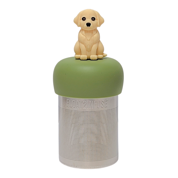Golden Retriever | Floating Tea Infuser | Green Base | Dog