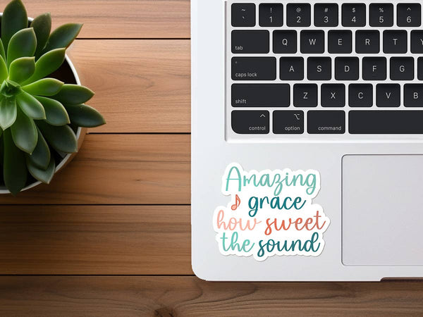 Amazing Grace, How Sweet the Sound | Christian Hymn Sticker