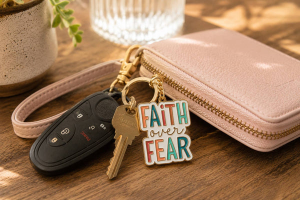 Faith Over Fear Keychain | Wholesale Christian Keychains