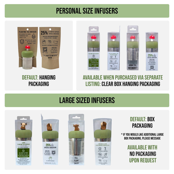 Beige Dog | Floating Tea Steeper | Green Base | Beige