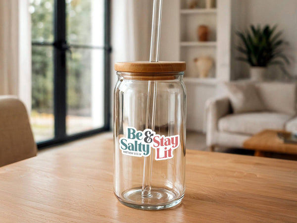 Be Salty & Stay Lit (Salt & Light) | Vinyl Christian Sticker