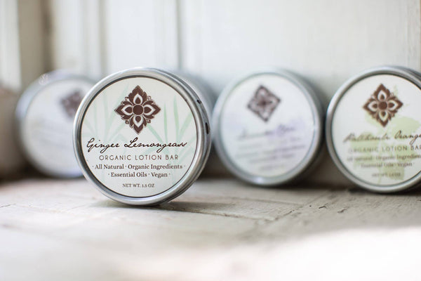 Ginger Lemongrass Organic Lotion Bar