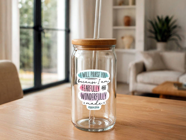 Fearfully & Wonderfully Made | Christian Sticker | Bible