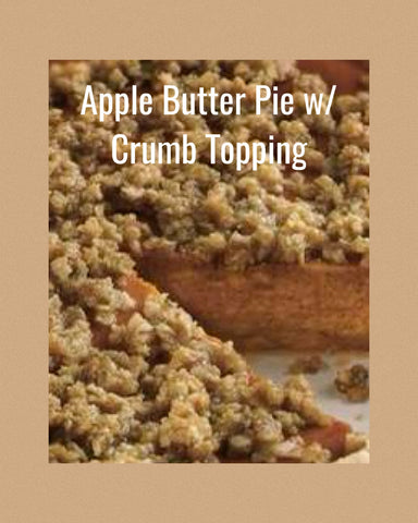 Apple Butter Pie (Gluten-free) (Local pick-up only)