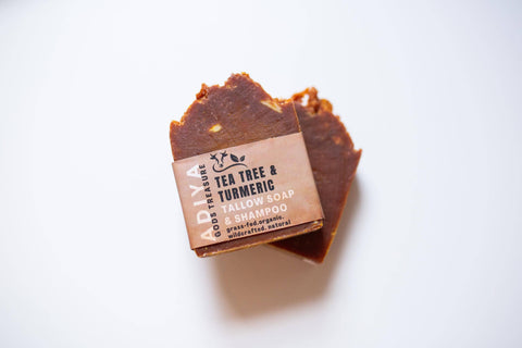 Turmeric & Tea Tree Tallow Shampoo and Body Bar