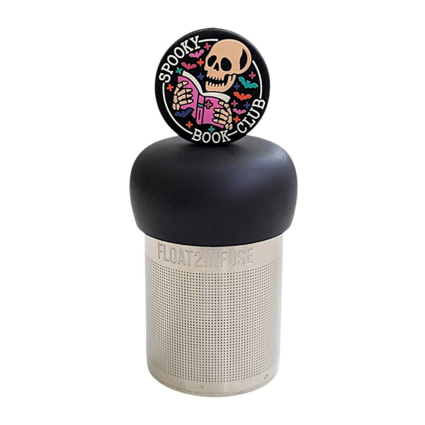 Spooky Book Club | Floating Tea Infuser | Black Base | Black