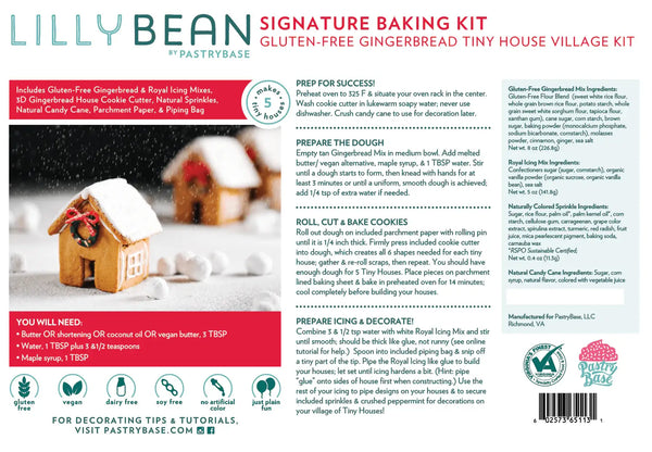 Gingerbread Tiny House Baking Kit (Vegan & Gluten-Free)