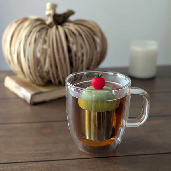 Red Apple | Floating Tea Infuser | Green Base | Red Apple