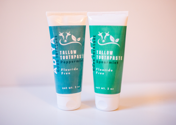 Toothpaste Tallow Floride free Oil Cleansing & Polishing