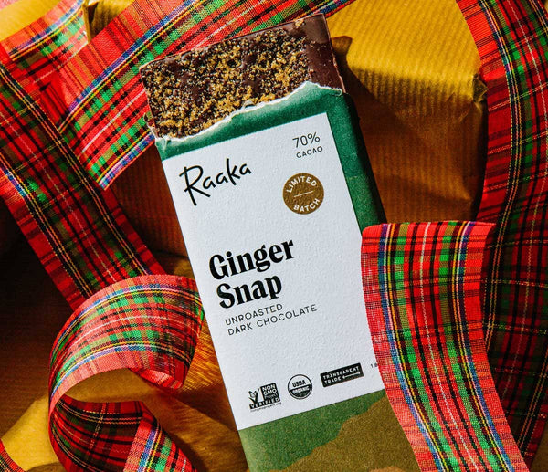 70% Ginger Snap Chocolate - Holiday Christmas Limited Batch