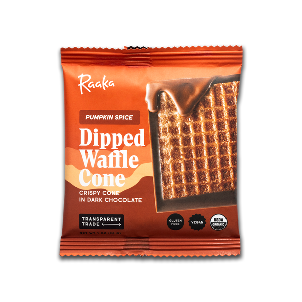 Pumpkin Spice Dipped Waffle Cone Bar - Fall & Thanksgiving