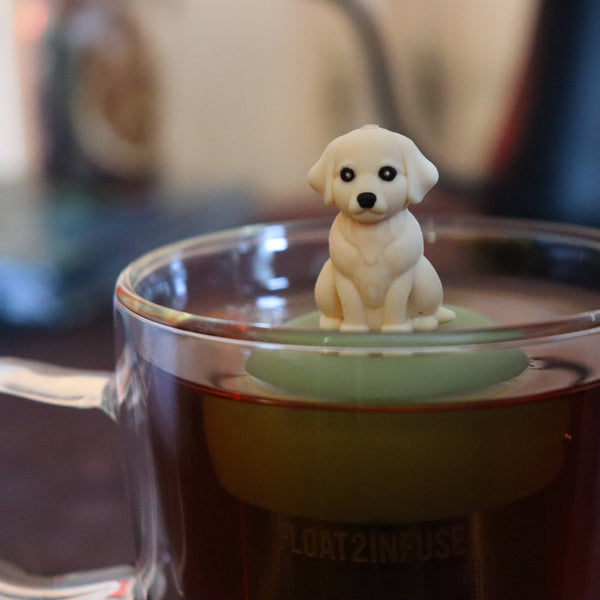 Golden Retriever | Floating Tea Infuser | Green Base | Dog