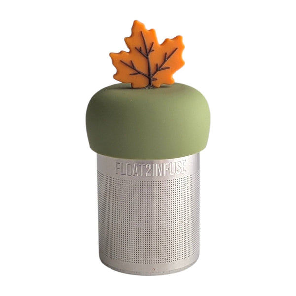 Orange Maple Leaf | Floating Tea Infuser | Green Base
