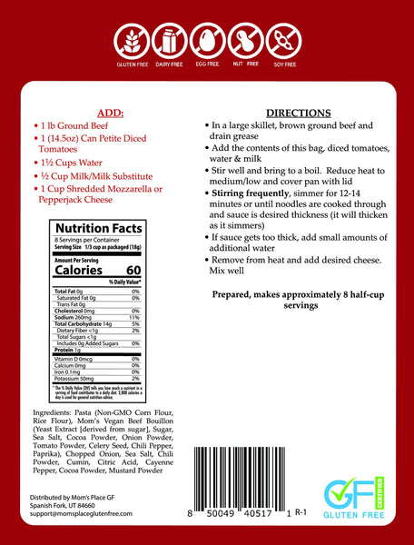 Gluten-Free Chili Macaroni Skillet Meal