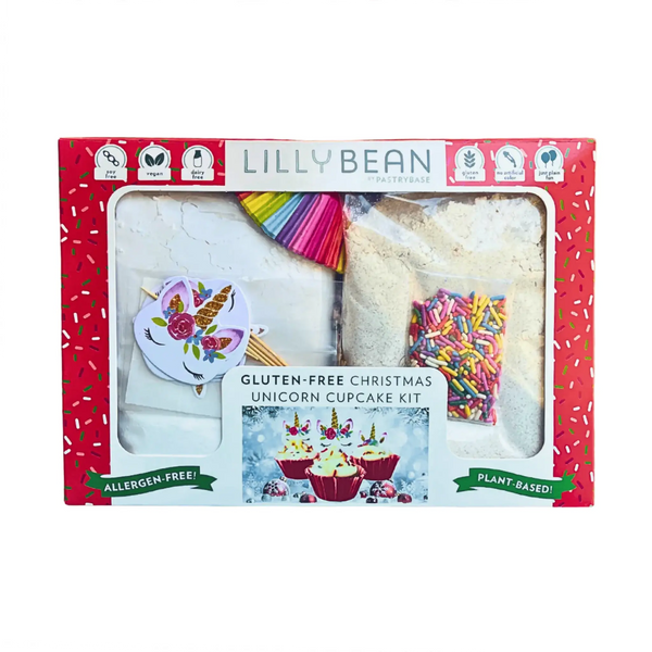 Christmas Unicorn Cupcake Kit (Vegan & Gluten-Free)