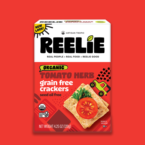 4.25 oz Organic Grain-Free Crackers: Tomato Herb