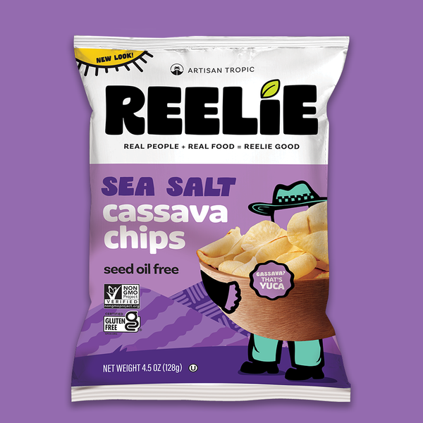 4.5 oz Cassava Chips: Sea Salt