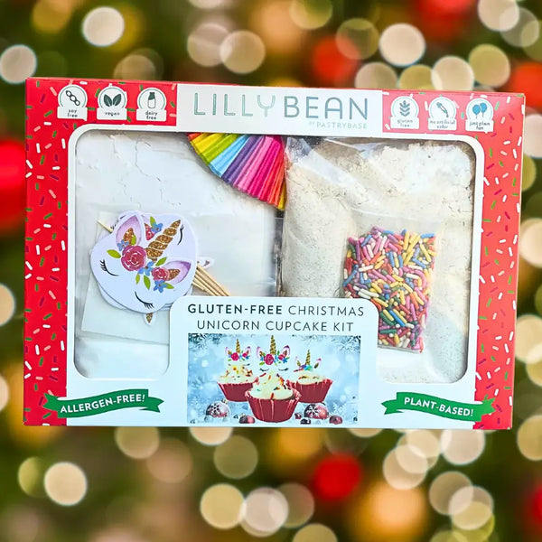 Christmas Unicorn Cupcake Kit (Vegan & Gluten-Free)