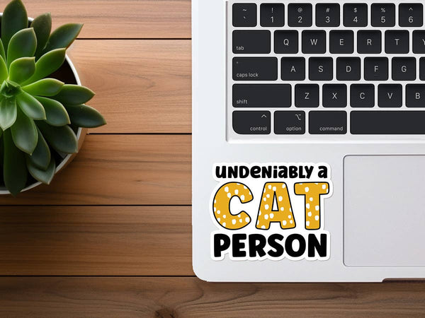 Cat Person Sticker | Waterproof Vinyl | Cats | Cute Sticker