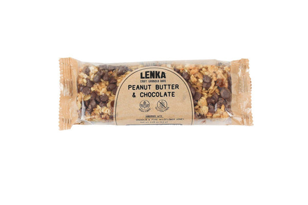 Peanut Butter & Chocolate Granola Bar - High Fiber