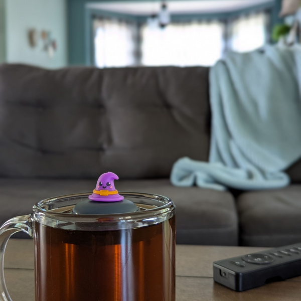 Wizard Hat | Floating Tea Infuser | Black Base | Purple