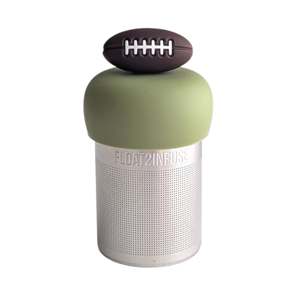 Football | Floating Tea Infuser | Green Base | Brown Ball