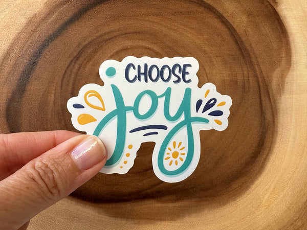 Choose Joy | Christian Sticker | Waterproof Vinyl Sticker