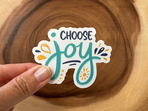 Choose Joy | Christian Sticker | Waterproof Vinyl Sticker