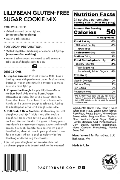 Sugar Cookie Mix (Allergen free)