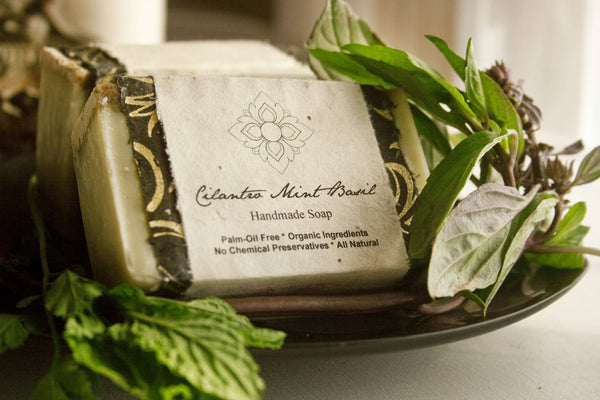 Cilantro Mint Basil Organic Soap