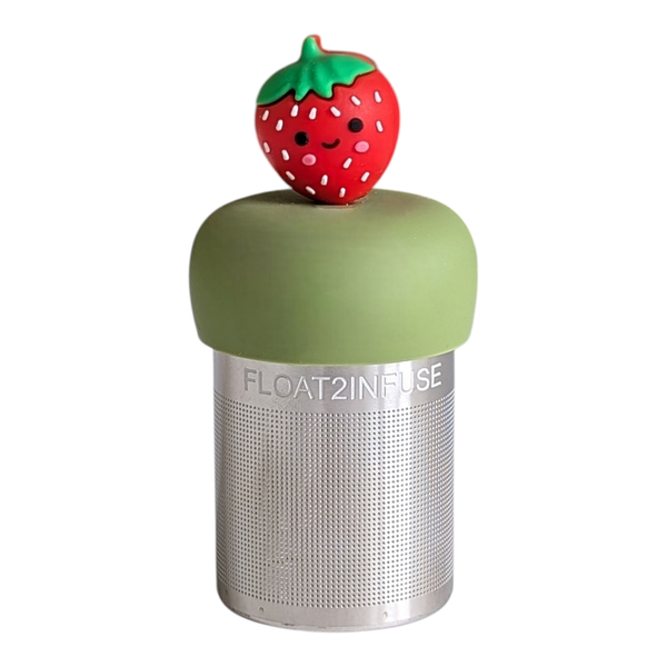 Strawberry | Floating Tea Infuser | Green Base | Red Berry