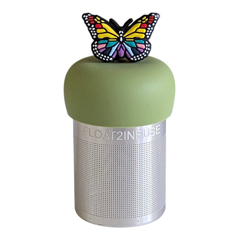 Butterfly | Floating Tea Steeper | Green Base | Rainbow