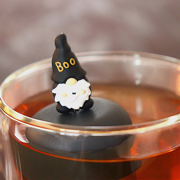 Ghost Gnome | Floating Tea Infuser | Black Base | Black