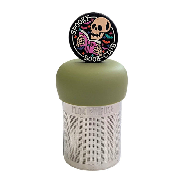 Spooky Book Club | Floating Tea Infuser | Green Base | Black