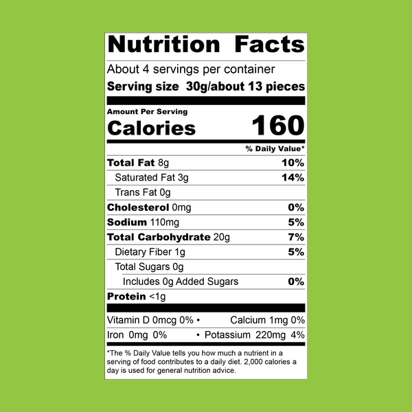 4.5 oz Plantain Chips: Sea Salt