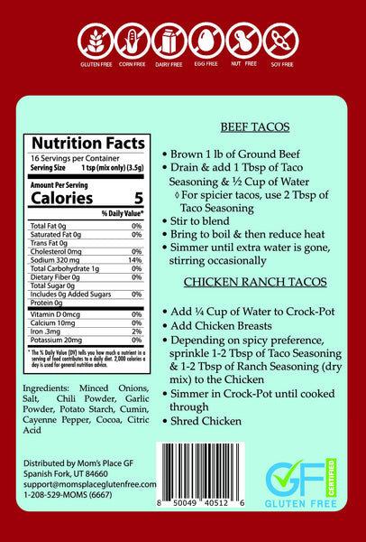 Gluten-Free Taco Seasoning