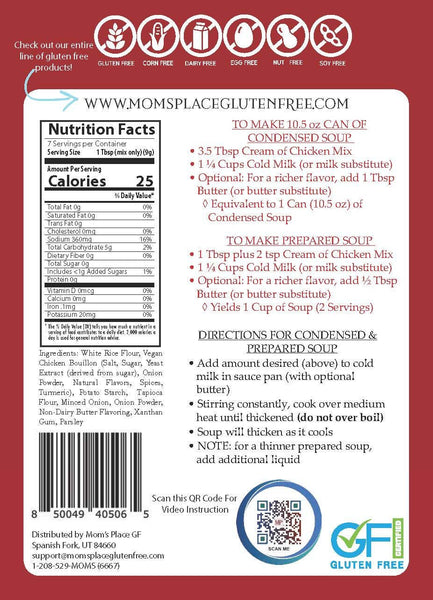 Gluten-Free Cream of Chicken Soup Mix