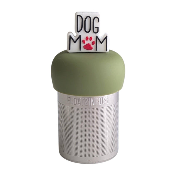 Dog Mom | Floating Tea Infuser | Green Base | White/Red