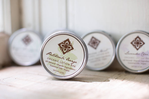 Patchouli Orange Organic Lotion Bar
