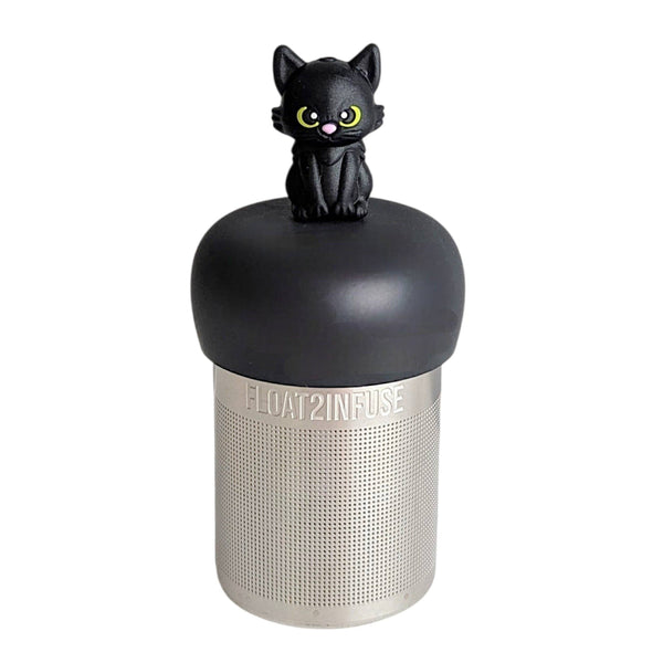 Black Cat | Floating Tea Infuser |Black Base | Black Cat
