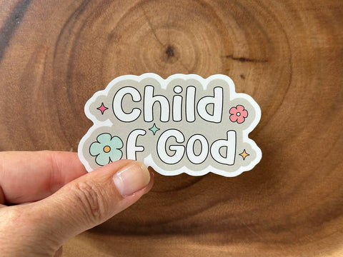 Child of God | Christian Sticker | Bible Stickers Bulk