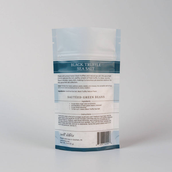 All-Natural Sea Salt - Black Truffle - 2 oz