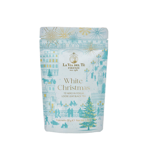 White Christmas Loose Tea Pouch by La Via del Té