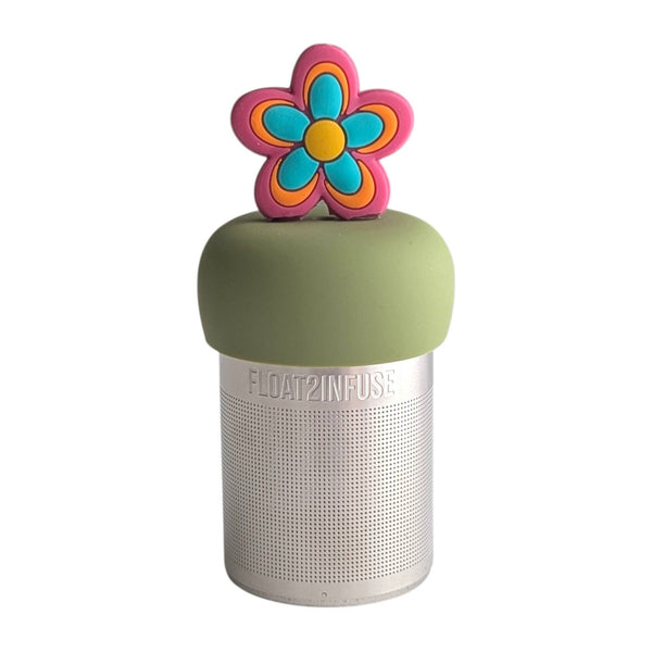 Groovy Daisy | Floating Tea Infuser | Green Base | Floral