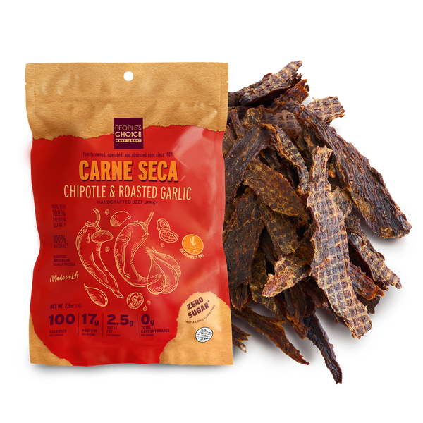 Carne Seca - Chipotle & Roasted Garlic Beef Jerky 2.5oz