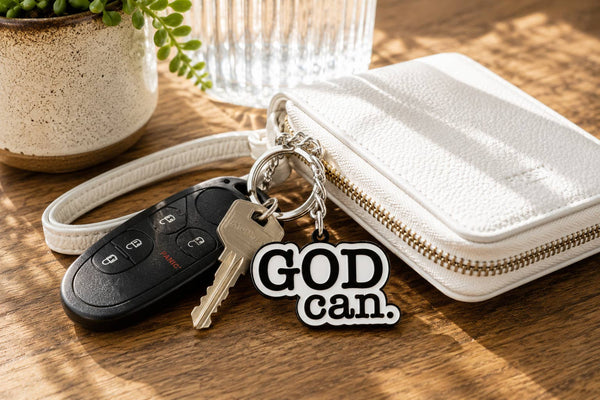 God Can Keychain | Wholesale Christian Keychains | Bulk