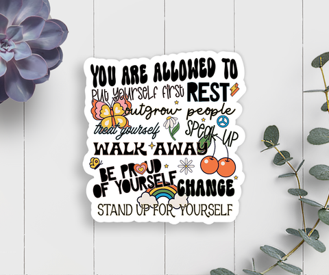 Yourself Vinyl Sticker