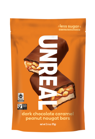 Dark Chocolate Caramel Peanut Nougat Bar - 6 Bag Case