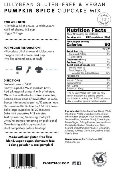 Pumpkin Spice Cupcake Mix - (Fall & Halloween Special)