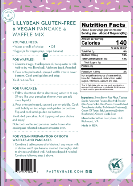 Pancake & Waffle Mix (Vegan & Gluten-Free)